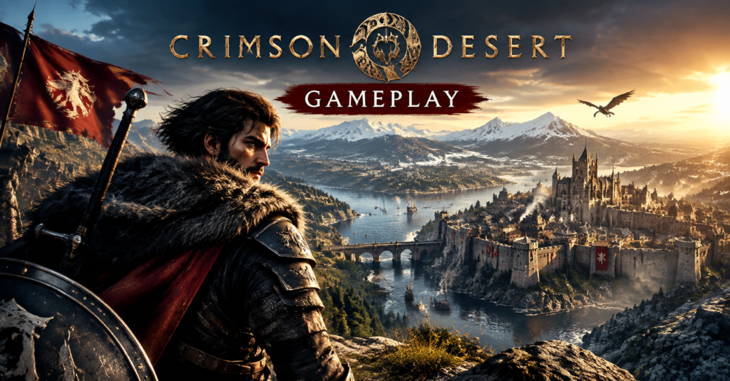 Crimson Desert Gameplay Open World Adventure Featuring Epic Fantasy Combat