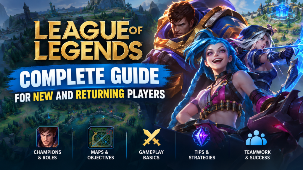 League of Legends gameplay showing champions fighting on the map with lanes, jungle, and objectives