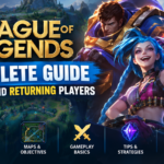 League of Legends gameplay showing champions fighting on the map with lanes, jungle, and objectives