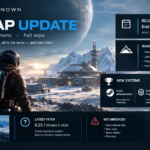 Species: Unknown new map update featuring a snowy sci-fi outpost, new Steam Achievements, rank progression system, and full player progression wipe planned for late October 2026.
