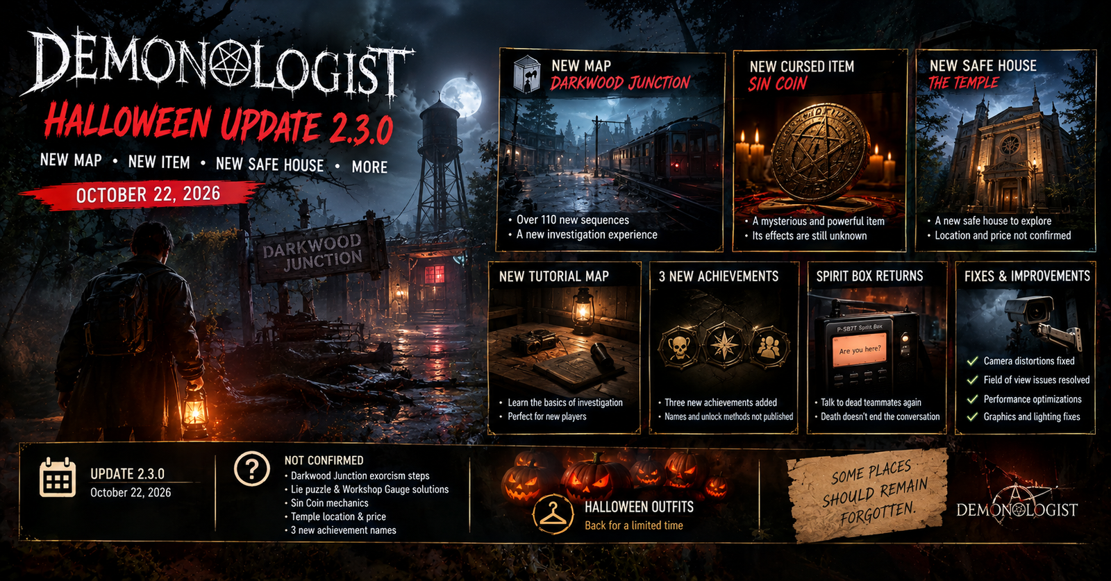 Demonologist Halloween Update 2.3.0 What's New
