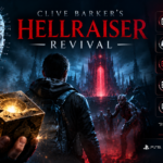 Clive Barker’s Hellraiser: Revival featuring Pinhead, the Genesis Configuration puzzle box and a dark horror landscape.
