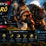 Ravenswatch Kintarō DLC artwork featuring Kintarō and his bear Kuma, showcasing mounted and dismounted abilities, the October 12, 2026 release date, and hero DLC features.